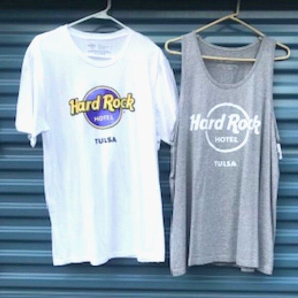 Hard Rock Café . Size: Large {42-44} Muscle Shirt & Tee Shirt . Tulsa, Oklahoma - Picture 1 of 10
